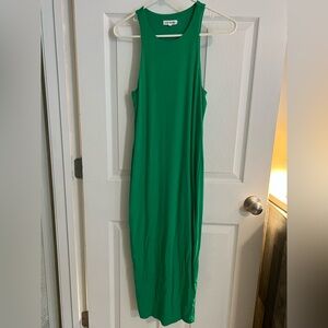 Good American Vibrant Green Maxi Dress